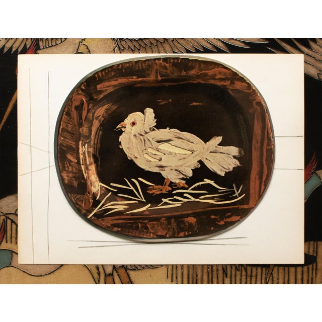 1955 Set of 9 Vintage Prints of Picasso's Ceramic Platters For Sale - Image 10 of 12