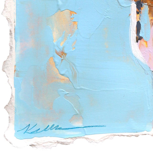 Contemporary Let's Celebrate - Original Dessert Still Life Mixed Media Acrylic Painting on Paper For Sale - Image 3 of 7