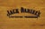 Modern Jack Daniels Whiskey Barrel Engraved Oak Wood With Metal Bands For Sale - Image 3 of 12