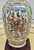Vtg. Figural Raised Painted Chinese Vase W/Rosewood Stand For Sale - Image 10 of 15