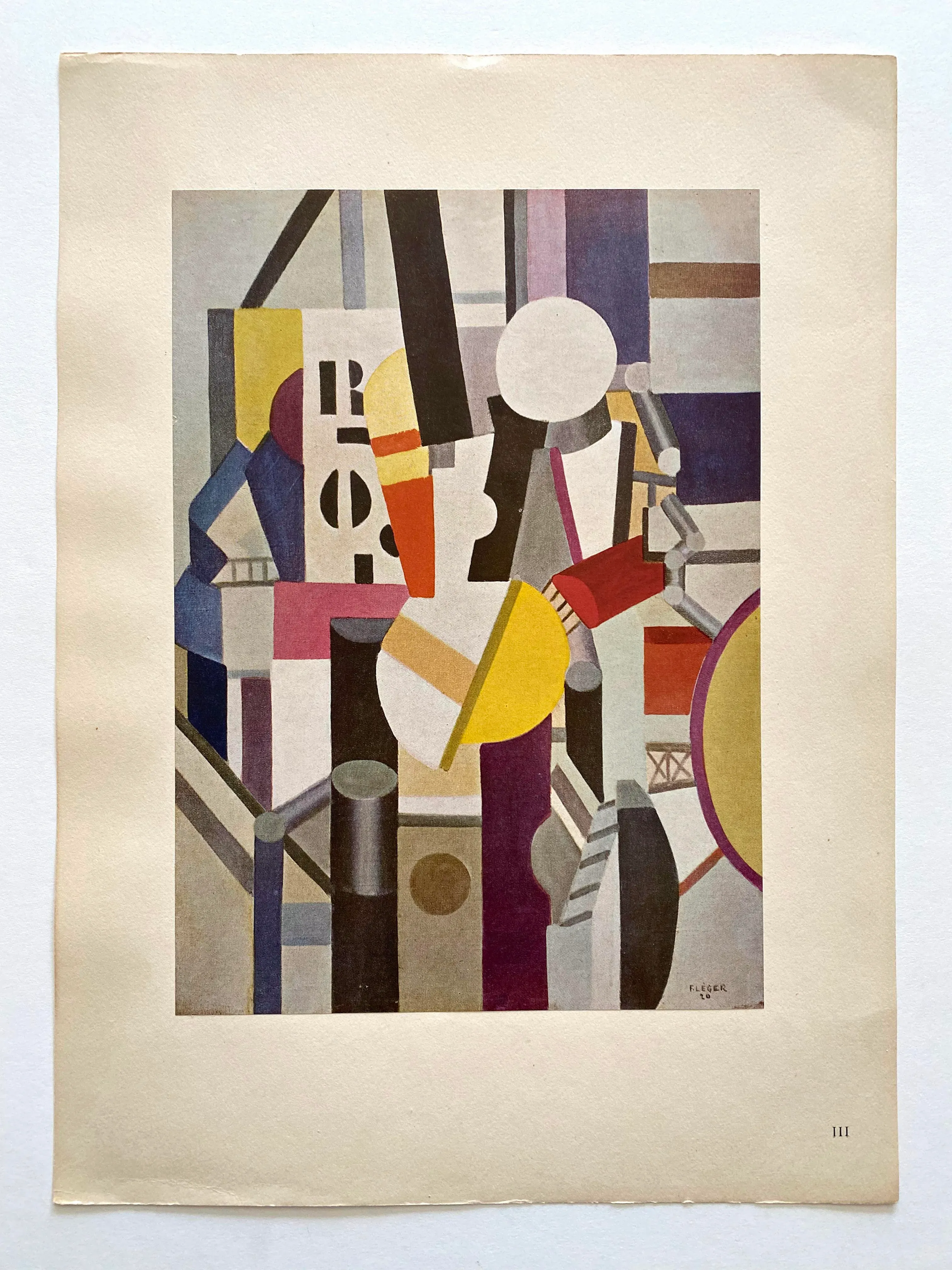 Fernard Leger Vintage 1948 Limited Edition French Fine Art