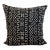 Black Mudcloth Pillow Cover For Sale