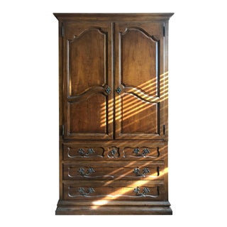 Milling Road Furniture Walnut Armoire For Sale