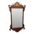 English Chippendale Mahogany Wall Mirror With Gilt Shell For Sale