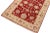 1990s Classic Ziegler Red Ivory Hand-Knotted Wool Rug - 3'3'' X 4'10'' For Sale - Image 5 of 8