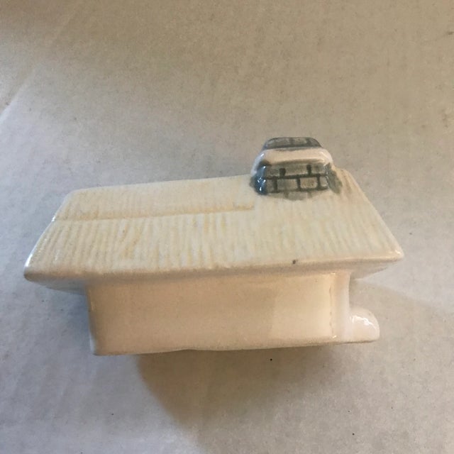 1980s Glazed Porcelain Tea Pot House For Sale - Image 5 of 6