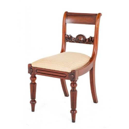 Regency Dining Chairs in Mahogany, Set of 8 For Sale - Image 13 of 14