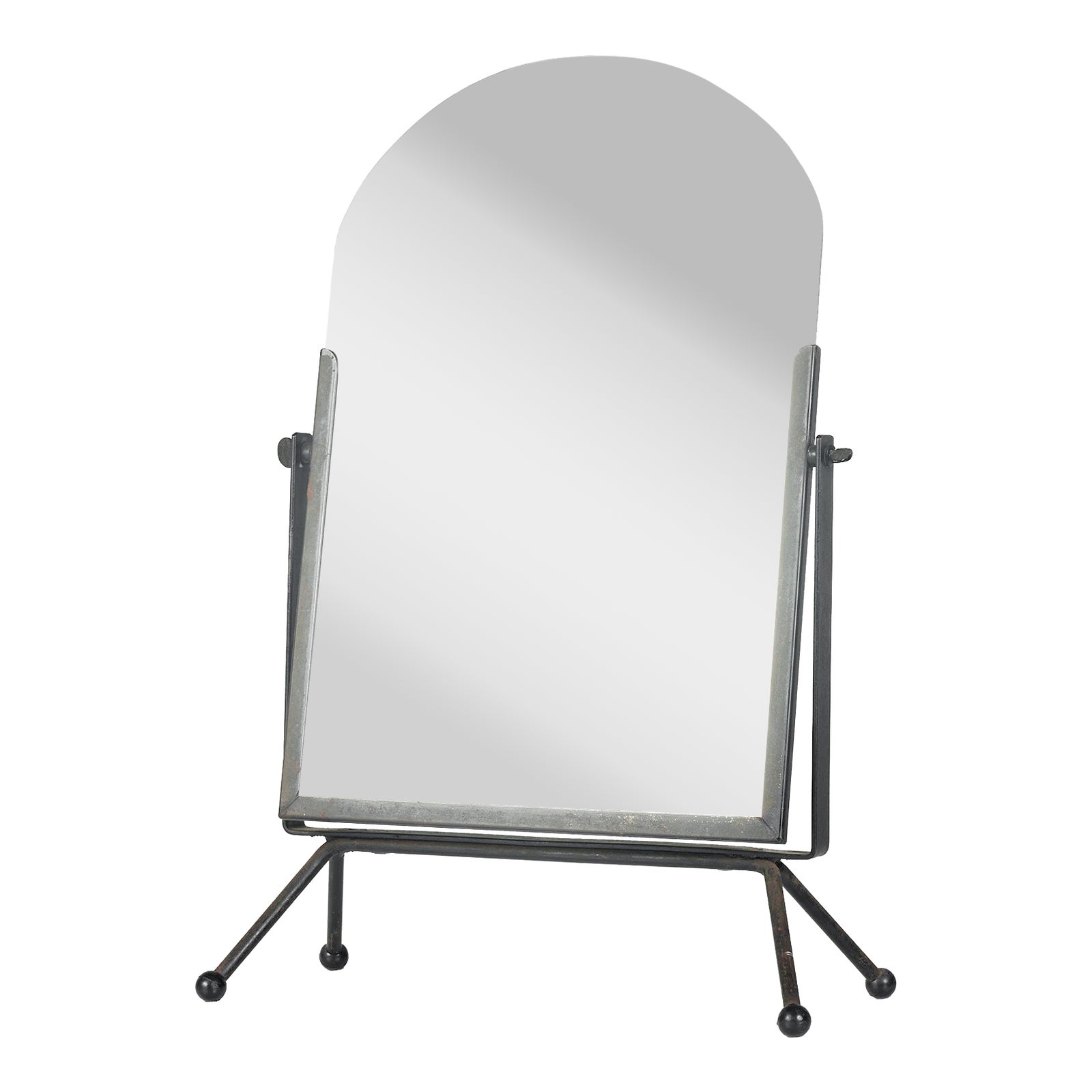 Iron Free Standing Vanity Mirror Chairish