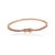 Classic Tennis 2.34 Carats Pink Sapphire 18k Rose Gold Bracelet by VRJewels For Sale In New York - Image 6 of 12