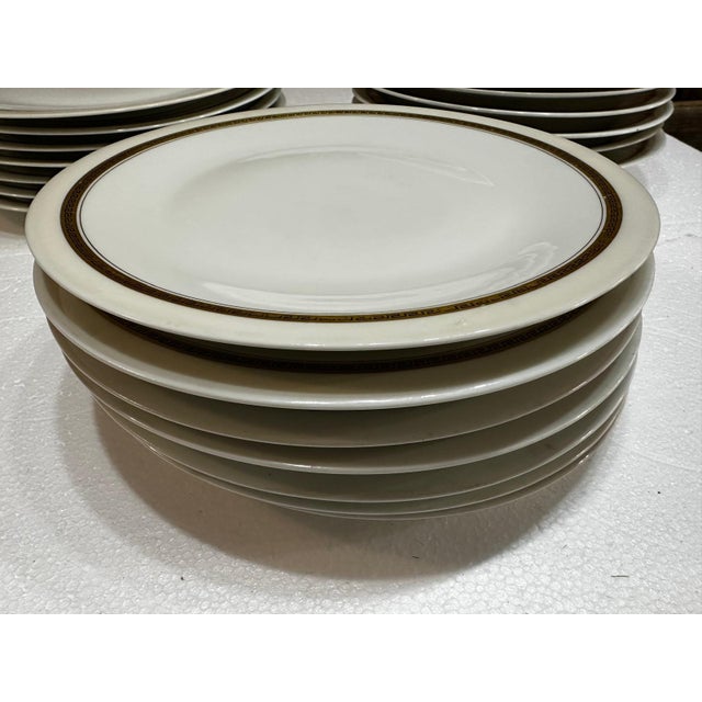 Service with Gold Greek Frieze by A. Vignaud for Limoges, Set of 18 For Sale - Image 4 of 18