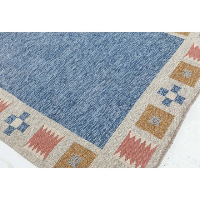 Doris Leslie Blau Vintage Swedish Flat Weave Rug by Birgitta Söderkvist, (BS) For Sale In New York - Image 6 of 8