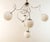 Adjustable Hanging Lamp with White Sphere Glass For Sale - Image 9 of 14