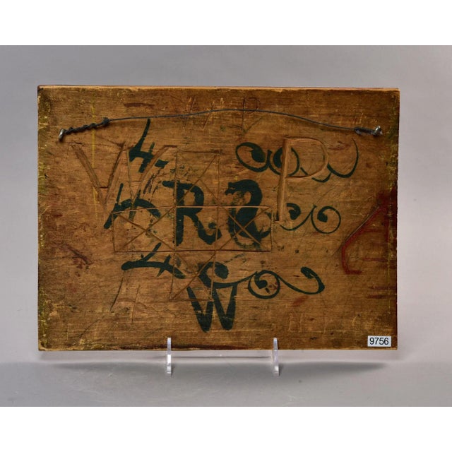 Early 20th Century Game Board With Original Painted Black and Red Squares For Sale - Image 9 of 11