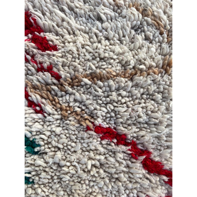 1980s Moroccan Vintage Azilal Wool Rug For Sale - Image 5 of 9