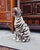 Black White Tiger Figurine in Ceramic by Ceramiche Boxer For Sale - Image 8 of 9