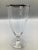 West Germany 1940s Platinum Rim Stemmed Water Glasses. Beautiful crystal glasses. Fine workmanship and elegant.