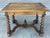 Antique French Walnut Desk/Side Table on Barley Twist Legs For Sale - Image 11 of 11