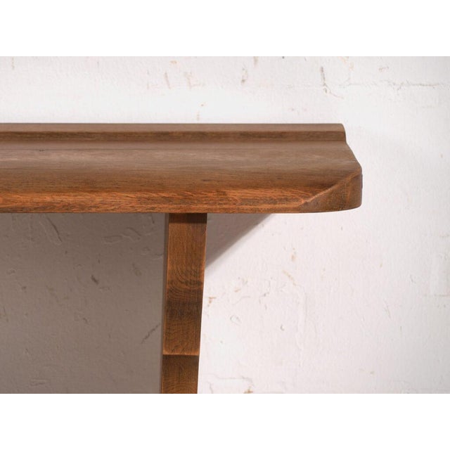 Bench in Oak, Central Europe, 1940 For Sale - Image 6 of 9