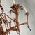 1960s 1960s Whimsical Chinoiserie Faux Bamboo Monkey Chandelier With Black Teardrop Accents For Sale - Image 5 of 16