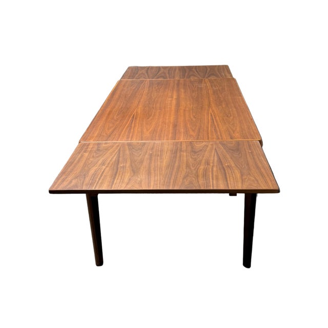 Vintage Vejle Stole & Mobelfabrik Danish Teak Mid Century Modern Draw Leaf Dining Table For Sale In Portland, OR - Image 6 of 18