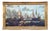 E. Ponthier, Maritme Anglo-Dutch Naval Battle, Mid-20th Century, Oil Painting on Canvas, Framed For Sale