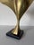 Metal 1980s Art Deco Style Brass Bird Sculpture on Black Marble Base For Sale - Image 7 of 12