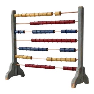 Antique Folk Art Toy Abacus For Sale