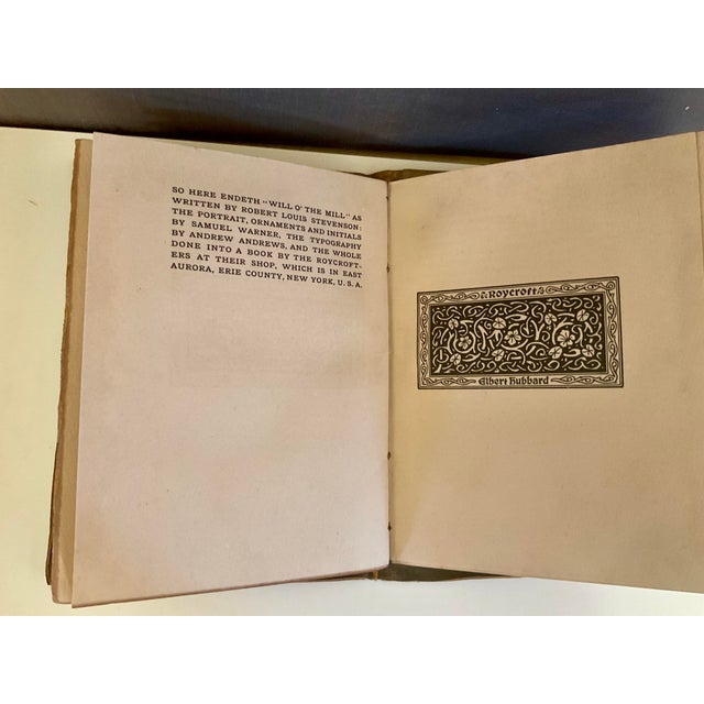Animal Skin Antique Book: Will of the Mill — Classic Literature Frist Edition 1901 For Sale - Image 7 of 13