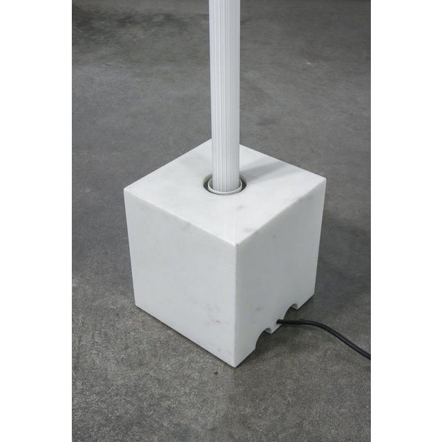 White Tricorno Floor Lamp by De Santillana for Venini For Sale - Image 8 of 18
