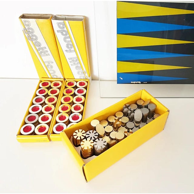 1970s Chessboard Board Game by Antonella Fonda, 1970s, Set of 81 For Sale - Image 5 of 6