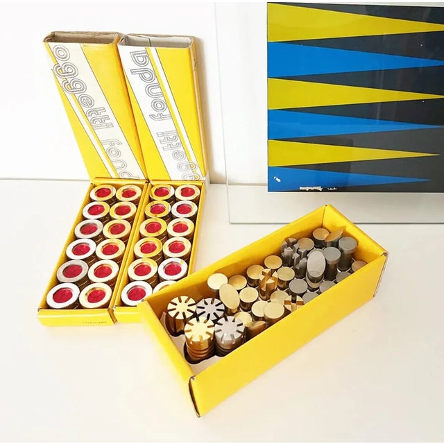 1970s Chessboard Board Game from Antonella Fonda, 1970s, Set of 81 For Sale - Image 5 of 6