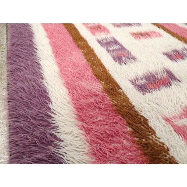 Mid 20th Century Galerie Shabab Collection Mid-20th Century Handmade Turkish Tulu Accent Rug For Sale - Image 5 of 10