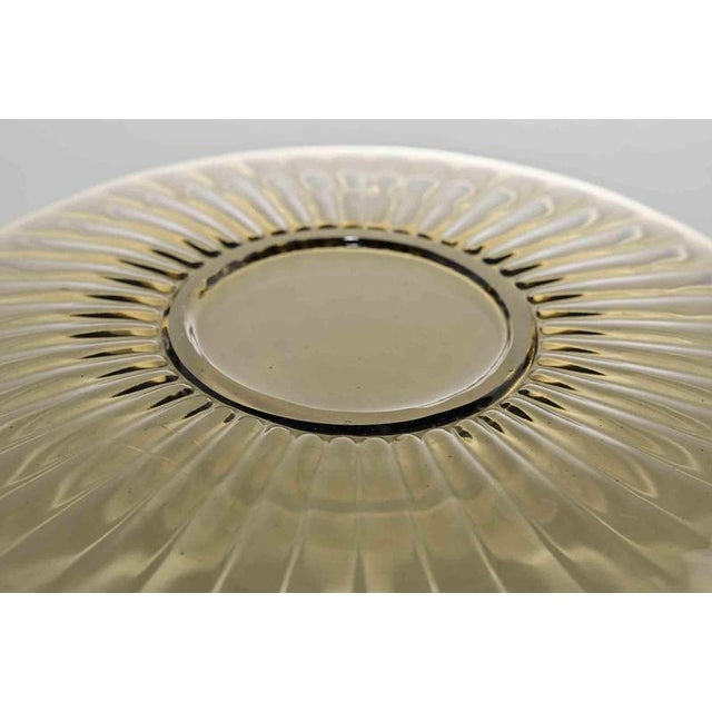 1970s Vintage Art Glass Plate, 1970s For Sale - Image 5 of 6