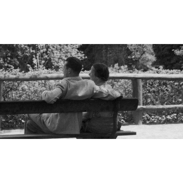 Traditional Couple on Bench at Heidelberg Castle, Germany 1936, Printed 2021 For Sale - Image 3 of 5