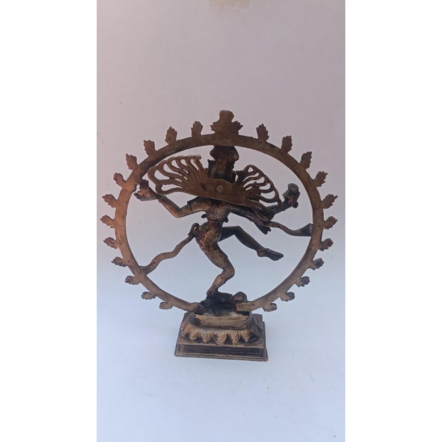 Vintage Shiva Nataraja Bronze Sculpture, 1920s, in Very Good conditions. Designed 1920 to 1949