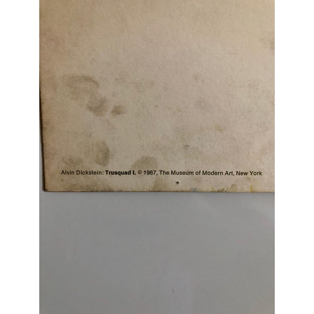 Abstract Alvin Dickstein, 1967 Abstract Geometric Expressionist NYC MoMA Silkscreen Card, Stable Gallery, 1967 For Sale - Image 3 of 4