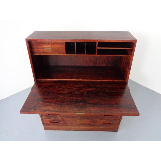 Danish Rosewood Secretary by Arne Wahl Iversen for Winning Mobelfabrik, 1960s For Sale - Image 9 of 18