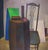Ev Grüger, Interior with Chair and Geometric Figures, 1958, Oil on Canvas, Framed For Sale