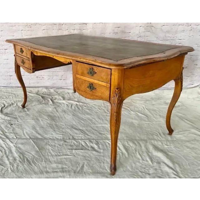 Louis XV Fruitwood Bureau Plat - Writing Desk For Sale - Image 11 of 16