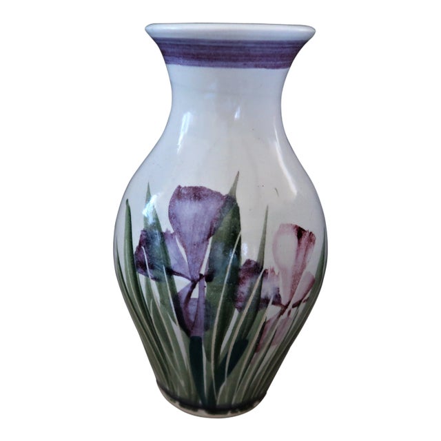 Studio Pottery Vase California Art Pottery Modern Vase Contemporary Vase Signed For Sale