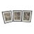 1960s Set of 3 Italian Architectural Etchings For Sale
