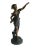 Art Nouveau Emile Bruchon Spelter "L'Orage" Sculpture on Marble Base - Signed - For Sale - Image 3 of 12