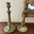 Antique French Empire Brass Candleholders For Sale - Image 4 of 8