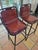 1960s Pair of Leather Bar Stools For Sale In Dallas - Image 6 of 18