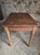 Vintage French Oak Desk and Bistro Chair in Beech, 1930, Set of 2 For Sale - Image 6 of 18