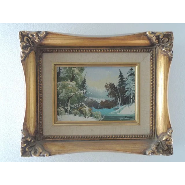 Mid 20th Century "California School of Painters" Landscape Oil Painting, Framed For Sale - Image 12 of 12