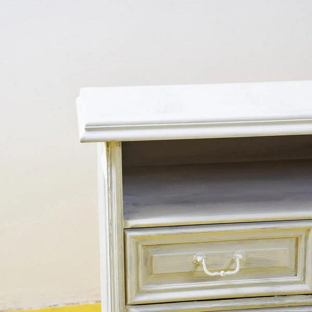 Small White Wooden Sideboard For Sale - Image 3 of 8