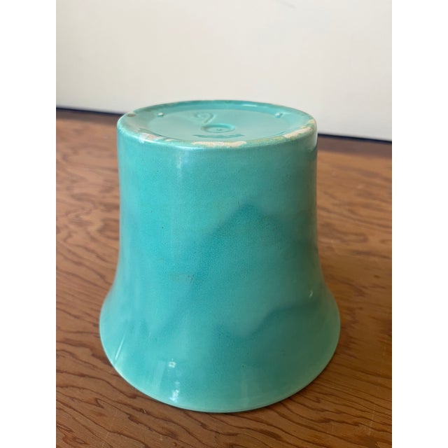Mid 20th Century Mid 20th Century Teal Bauer California Planter #6 For Sale - Image 5 of 8