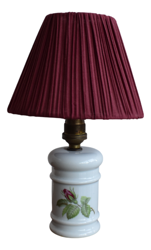 French Porcelain Table Lamp from Paris Arte, 1960s