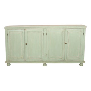 Large English Painted Buffet, 1890s For Sale